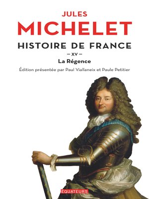 cover image of Histoire de France (Tome 15)--La Régence